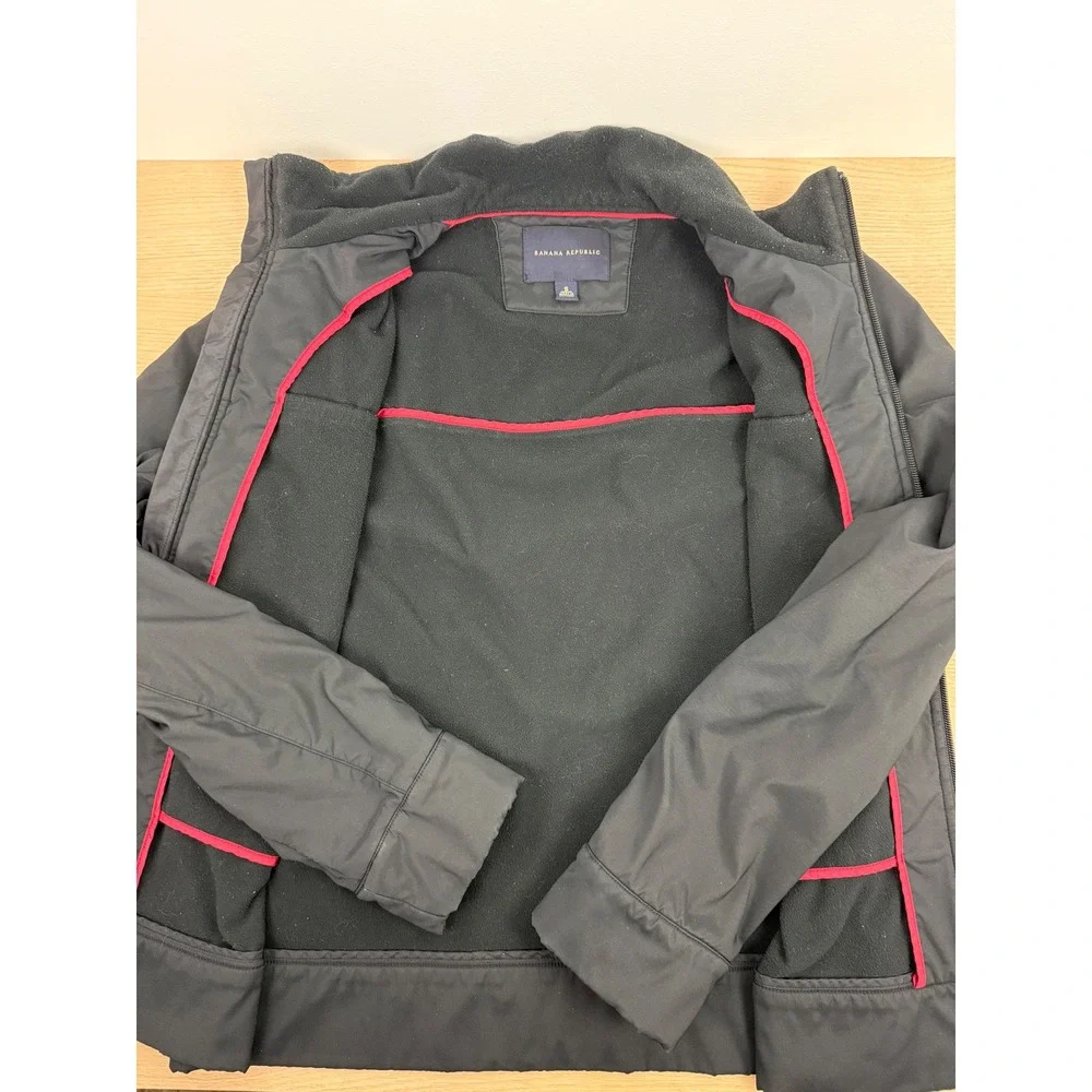 Banana Republic Men's Gray Full Zip Lightweight Jacket Small‎ Casual Outerwear